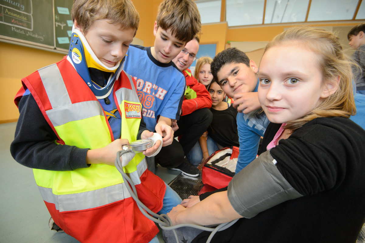 Lehrkräfteschulung-Modul Schulsanitätsdienst