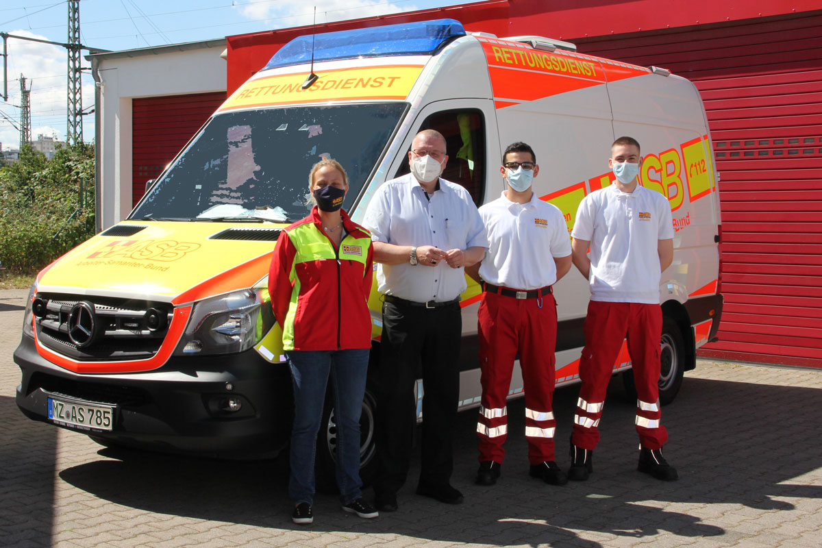 MdB Joe Weingarten besucht den Rettungsdienst des ASB Mainz-Bingen